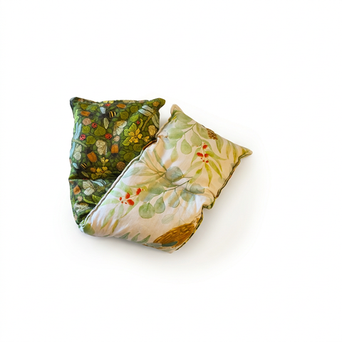 Kookaburra and Beetles heat pack folded to show both patterns